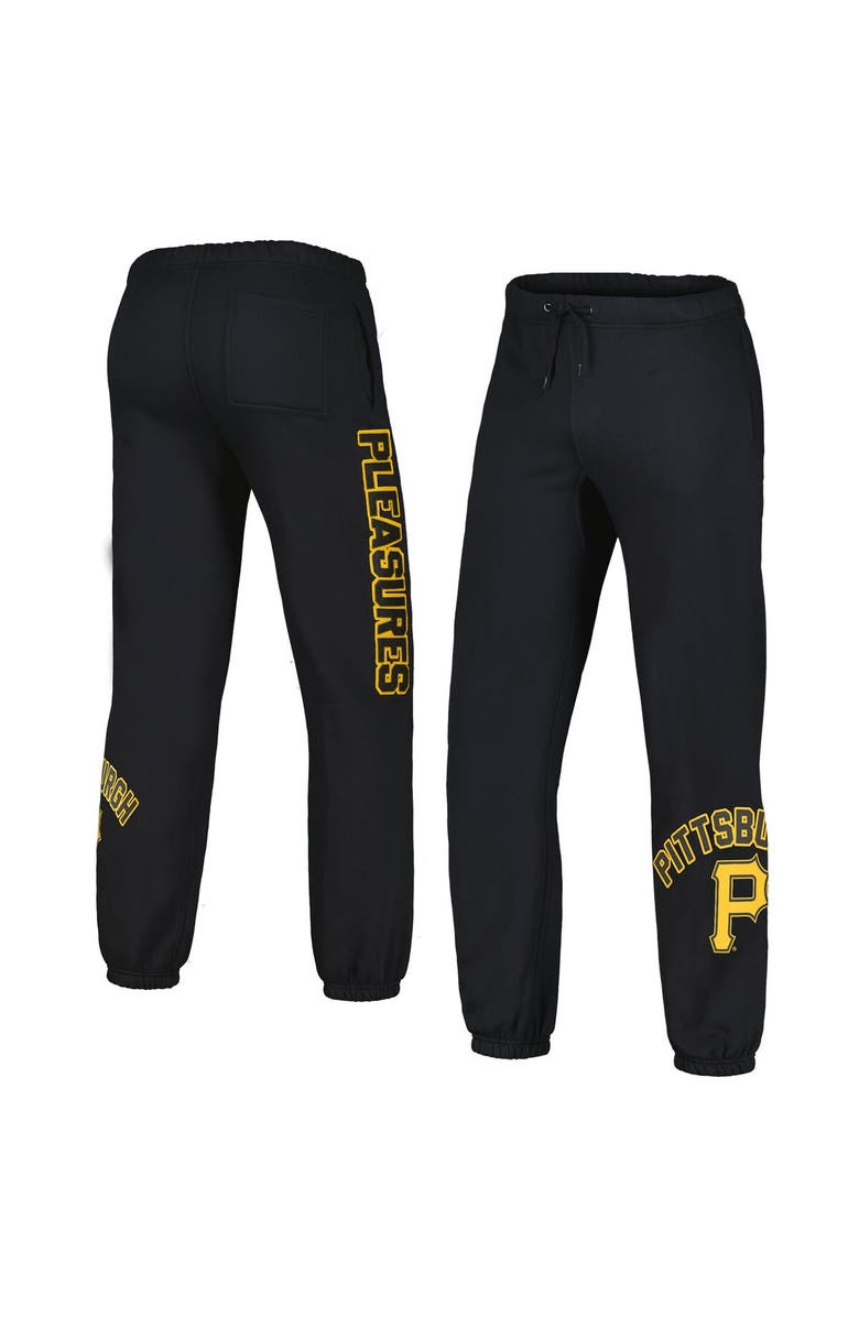 PLEASURES Men's PLEASURES Black Pittsburgh Pirates Opening Day Sweatpants, Main, color, 