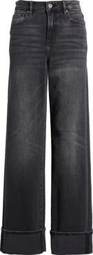 HIDDEN JEANS Cuffed High Waist Dad Jeans