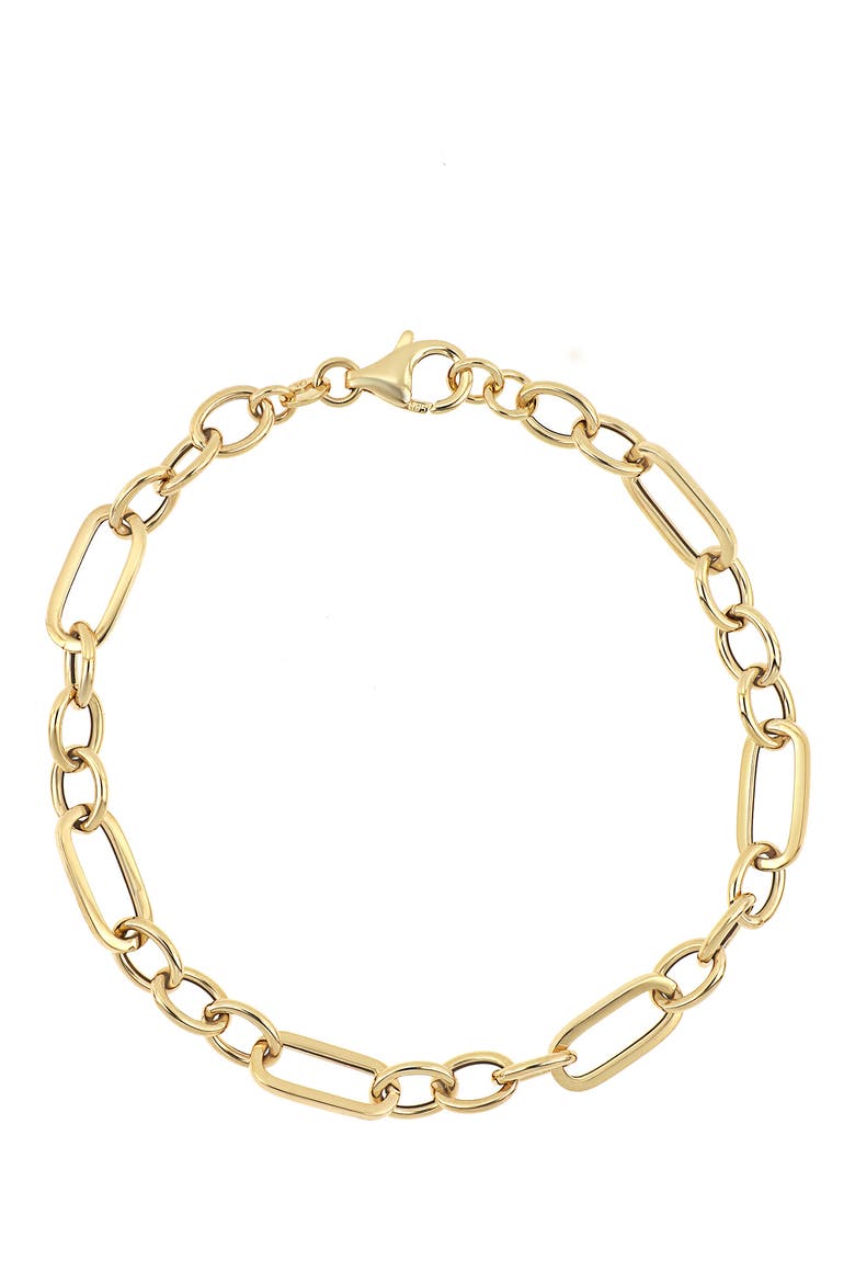 Ofira 14K Gold Chain Bracelet (Nordstrom Exclusive), Main, color, 14K YELLOW GOLD