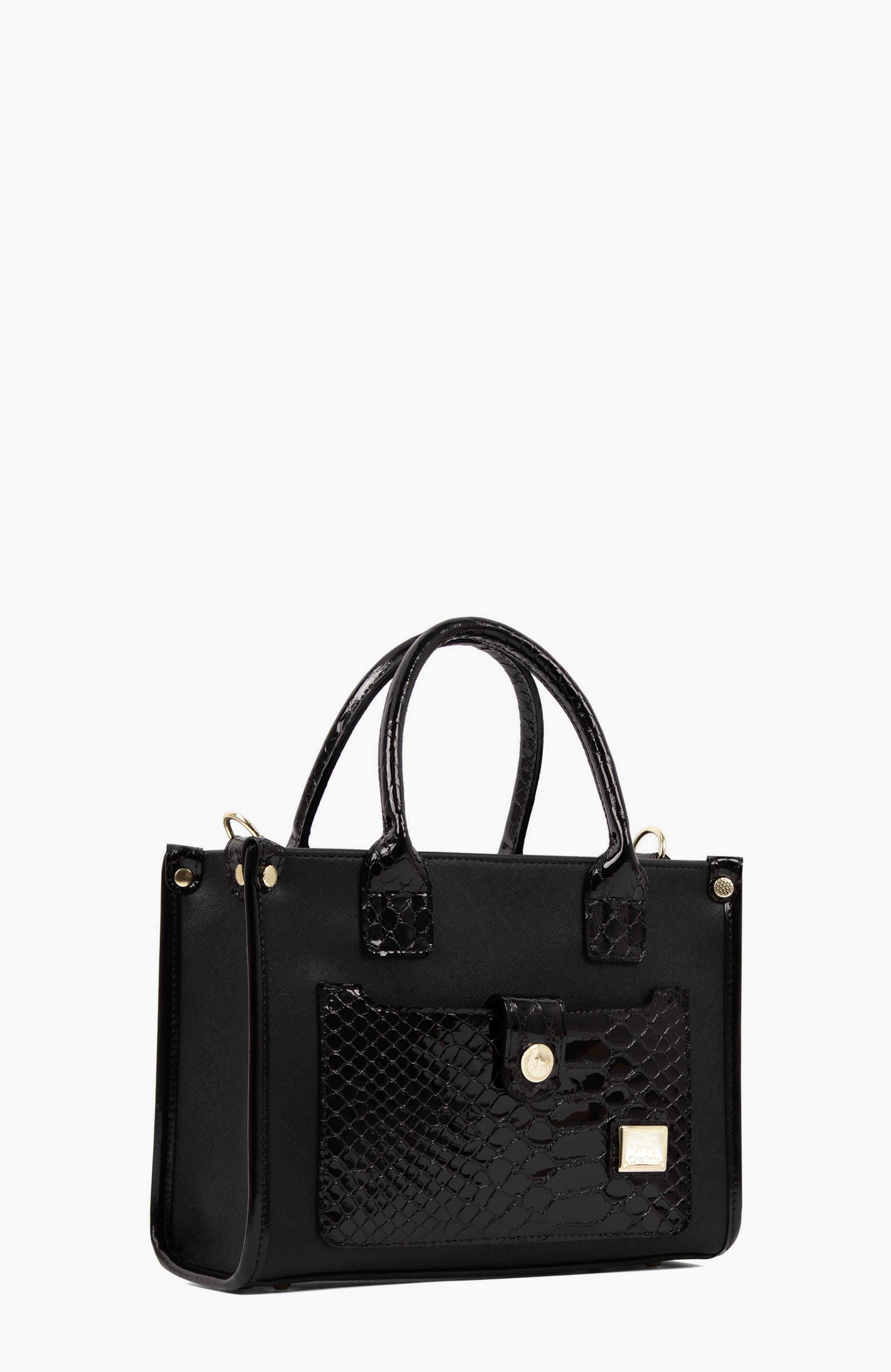Cherry Blossom 524 Handbag, Alternate, color, Black