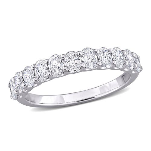 Julianna B. 1 CTW Oval Lab-Grown Diamond Band 14k in White Gold  product