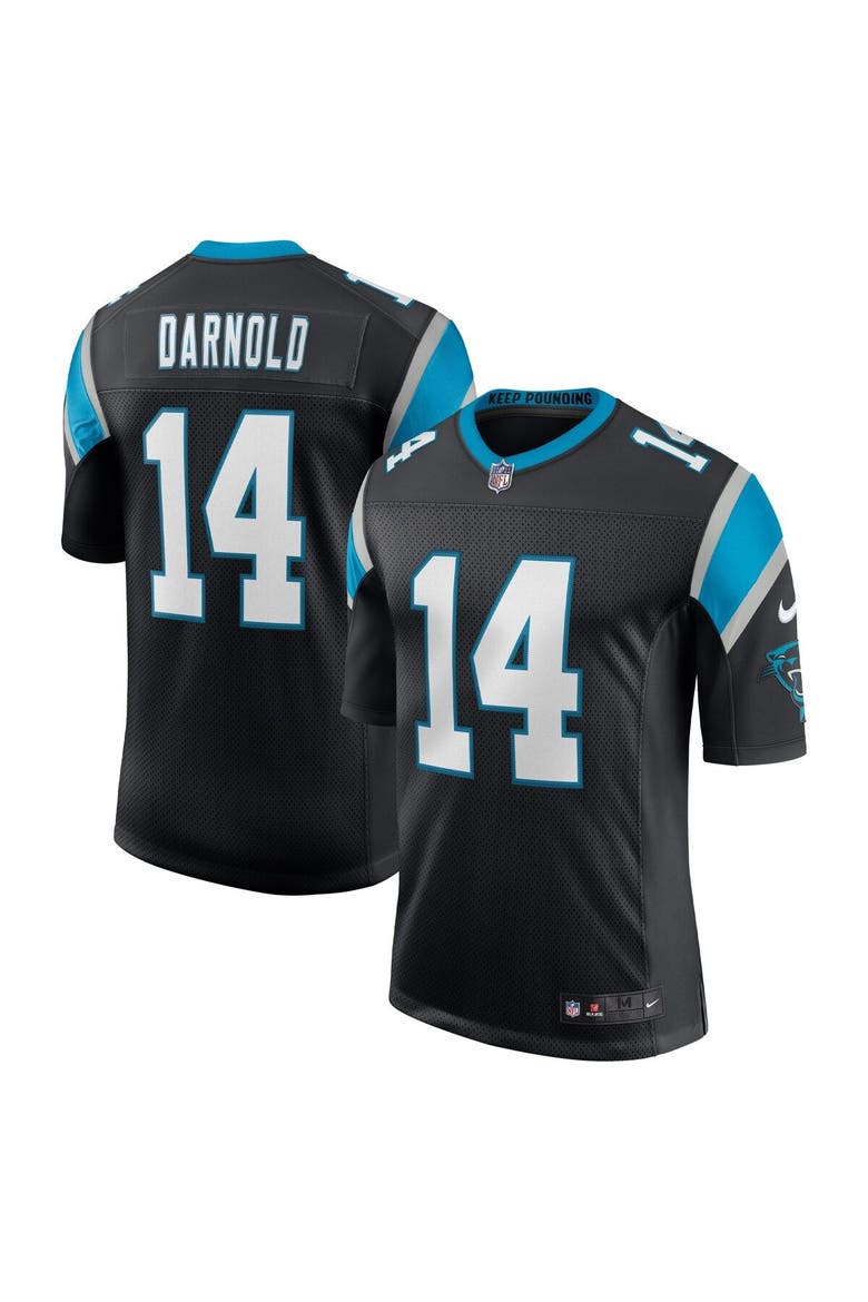 Men's Nike Sam Darnold Black Carolina Panthers Vapor Limited Jersey, Main, color, Black
