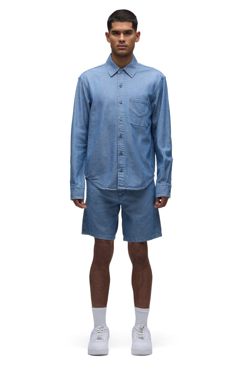 Venice Ribbed Cotton Herringbone Chino Shorts, Alternate, color, HERRINGBONE