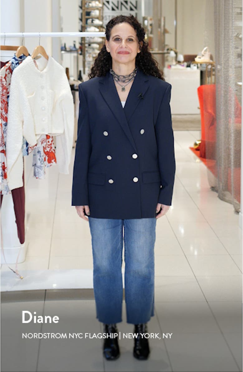 Oxford Boxy Double Breasted Jacket, sales video thumbnail