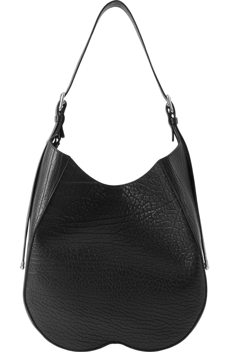 Burberry Medium Chess Leather Hobo Bag, Main, color,