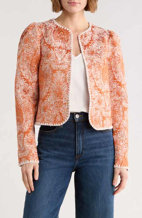 AREA STARS Paisley Jacquard Jacket