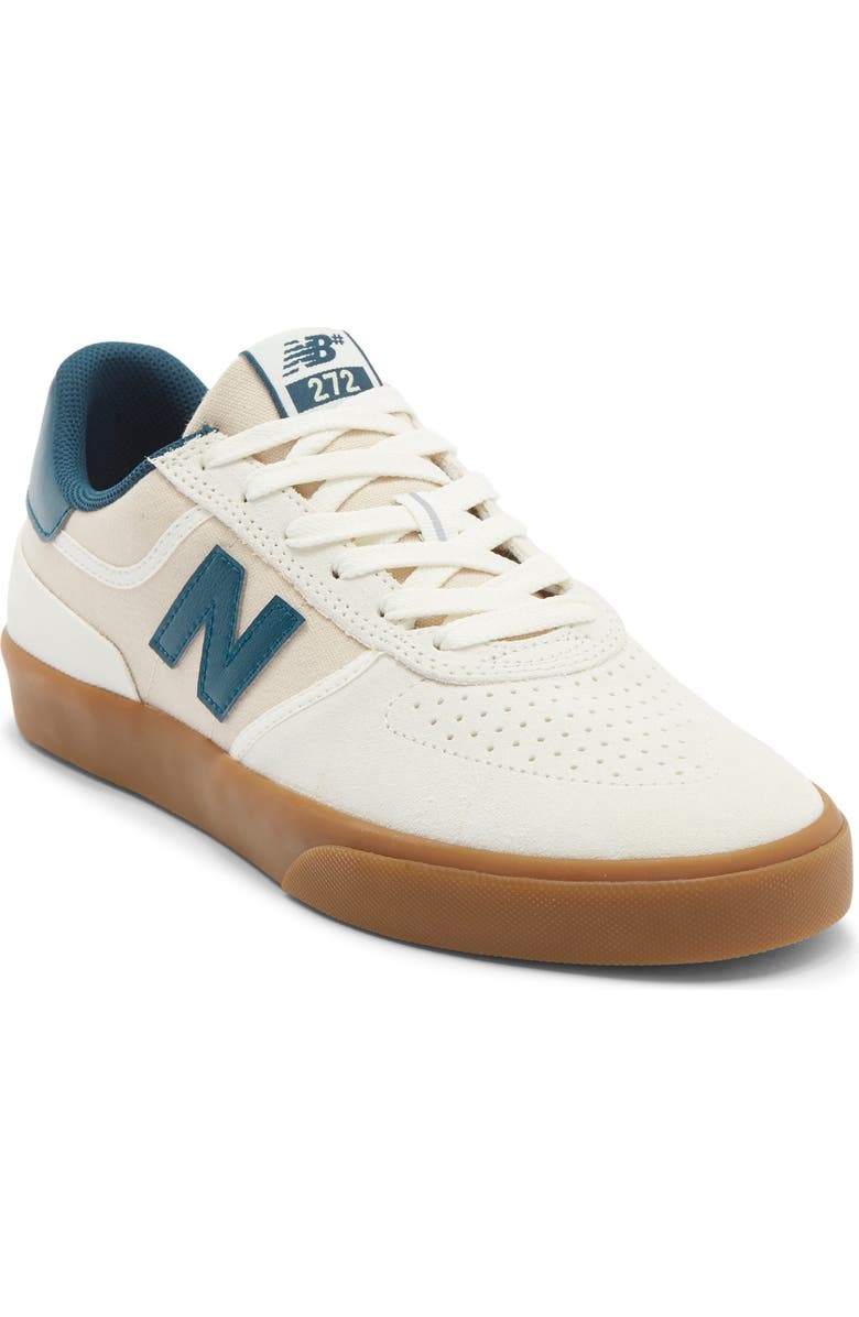 New Balance 272 Skate Sneaker, Main, color, Sea Salt/ Deep Ocean