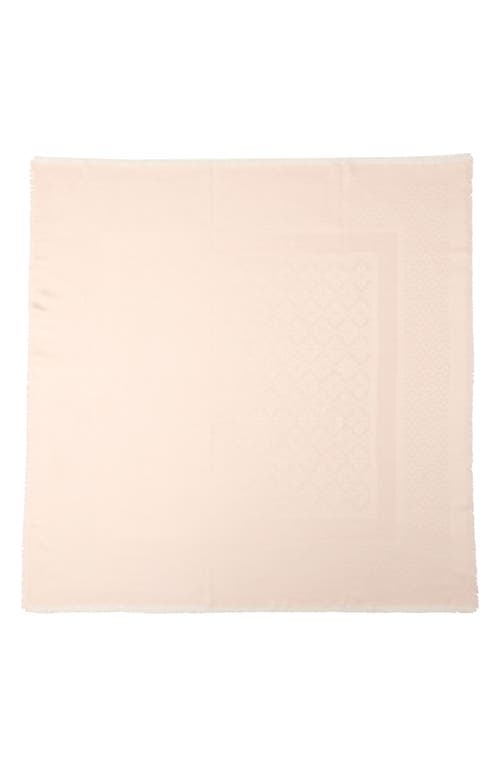 Kate Spade New York Yarn-dye Floral Square Scarf In English Rose