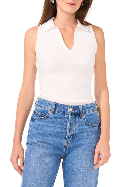 Johnny Collar Ribbed Tank