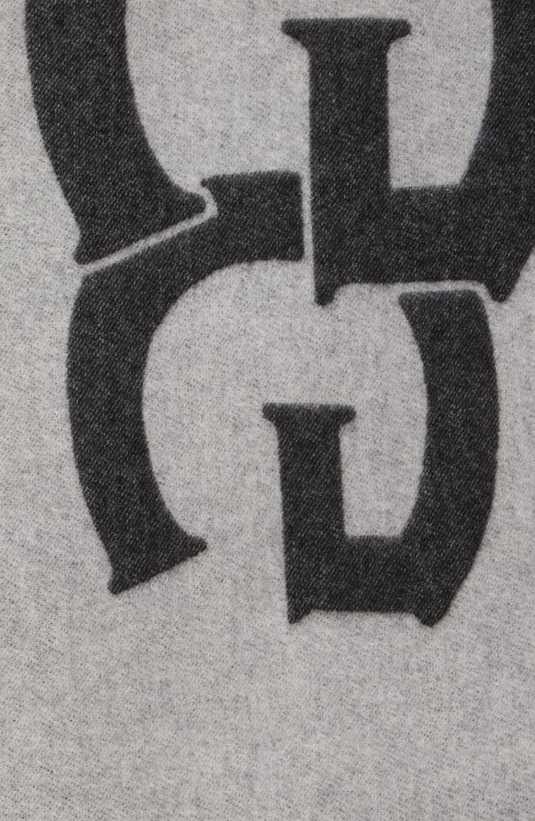 UGG<sup>®</sup> UGG Logo Woven Wool Scarf, Alternate, color,