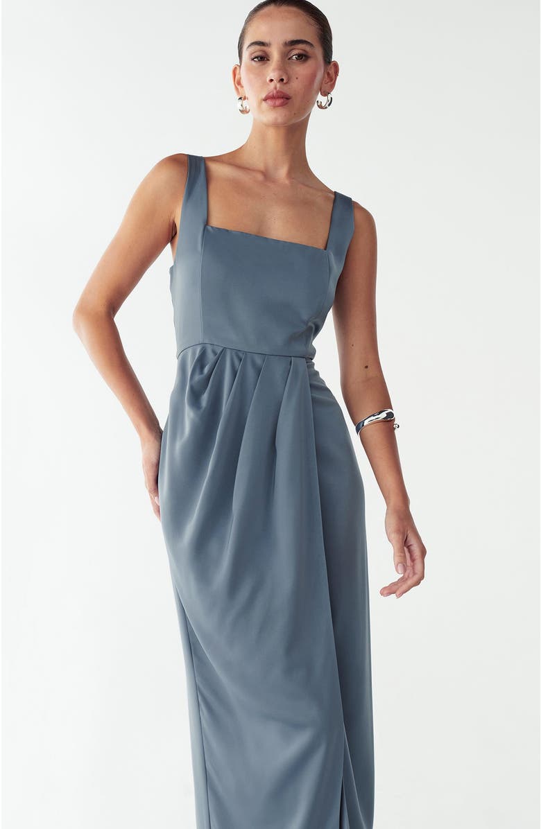 WILLA Akron Maxi Dress, Alternate, color, Petrol Blue