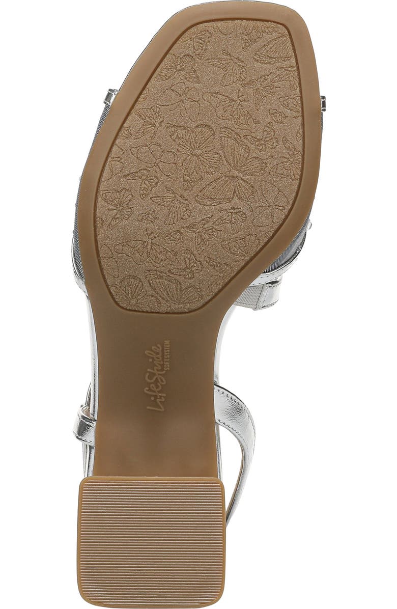 LifeStride Cheyenne Slingback Sandal, Alternate, color, Silver