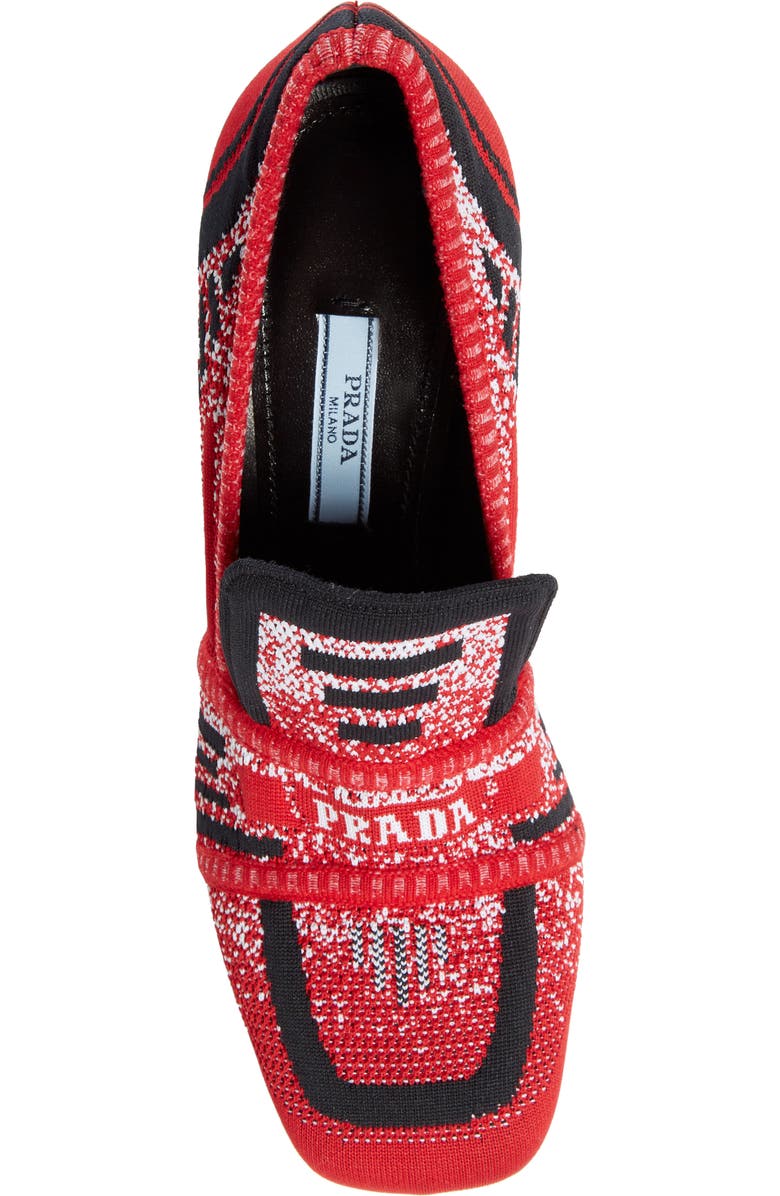 Prada Knit Loafer Pump, Alternate, color,
