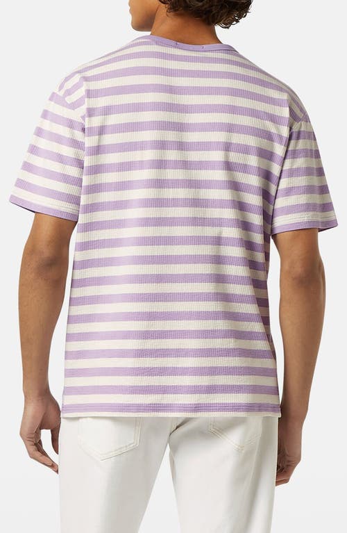 Scotch & Soda Relaxed Fit Waffle Stripe T-shirt