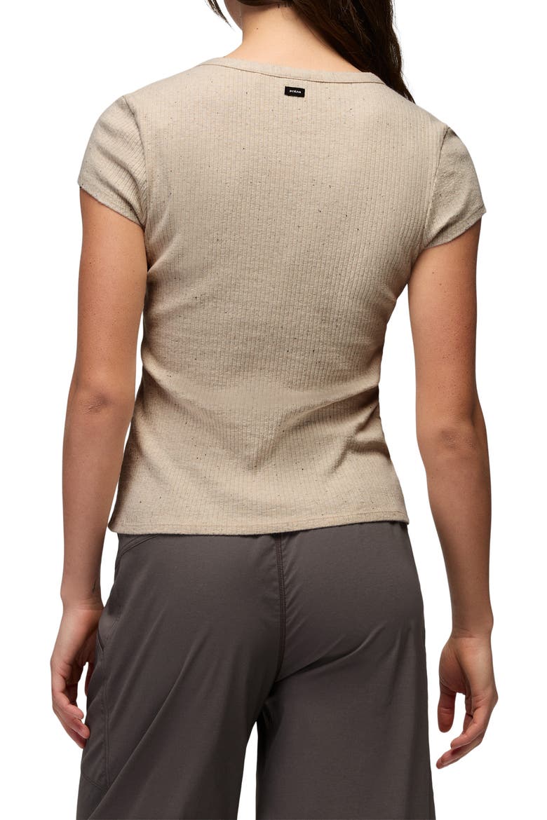 Cambria Cove Stretch Organic Cotton Cardigan, Alternate, color, OATMEAL HEATHER
