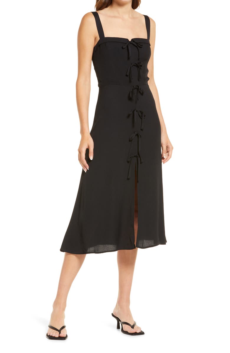 Reformation Eddie Bow Front Dress, Main, color,