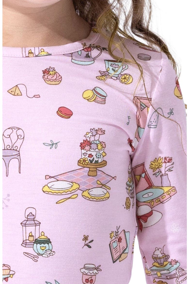Kids' Tea Party Set of 2 Piece Pajamas, Alternate, color, Tea Party