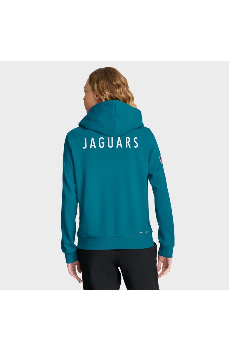 Nike Women's Nike Teal Jacksonville Jaguars Sideline Standard Issue Throwback Dri-FIT Hoodie, Alternate, color, Teal