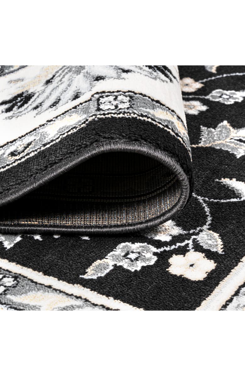 JONATHAN Y Cherie French Cottage Area Rug, Alternate, color, Black/Cream