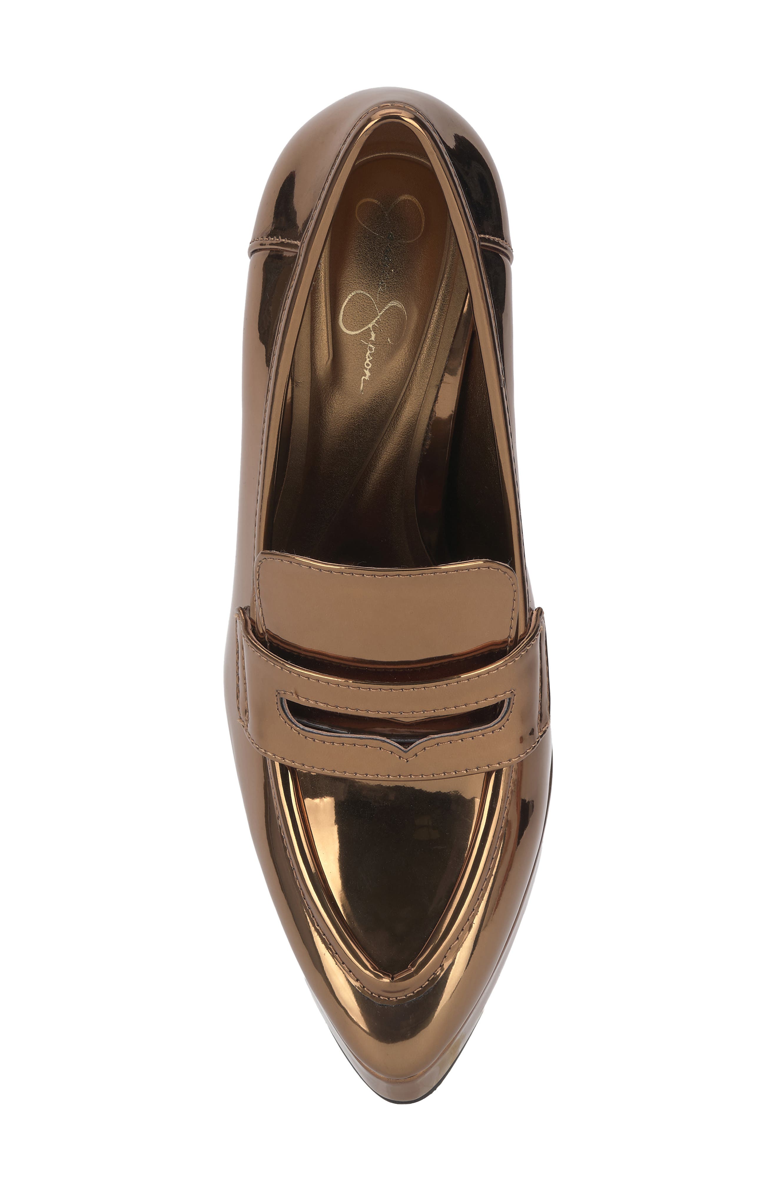 Nanelie Platform Pump, Alternate, color, BRONZE
