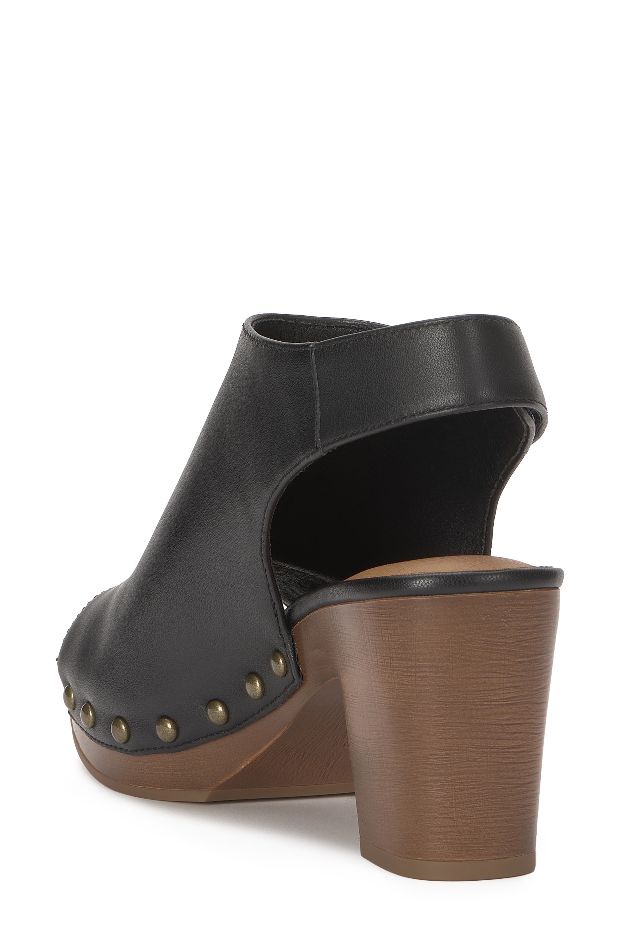 Harpen Leather Sandal, Alternate, color, BLACK