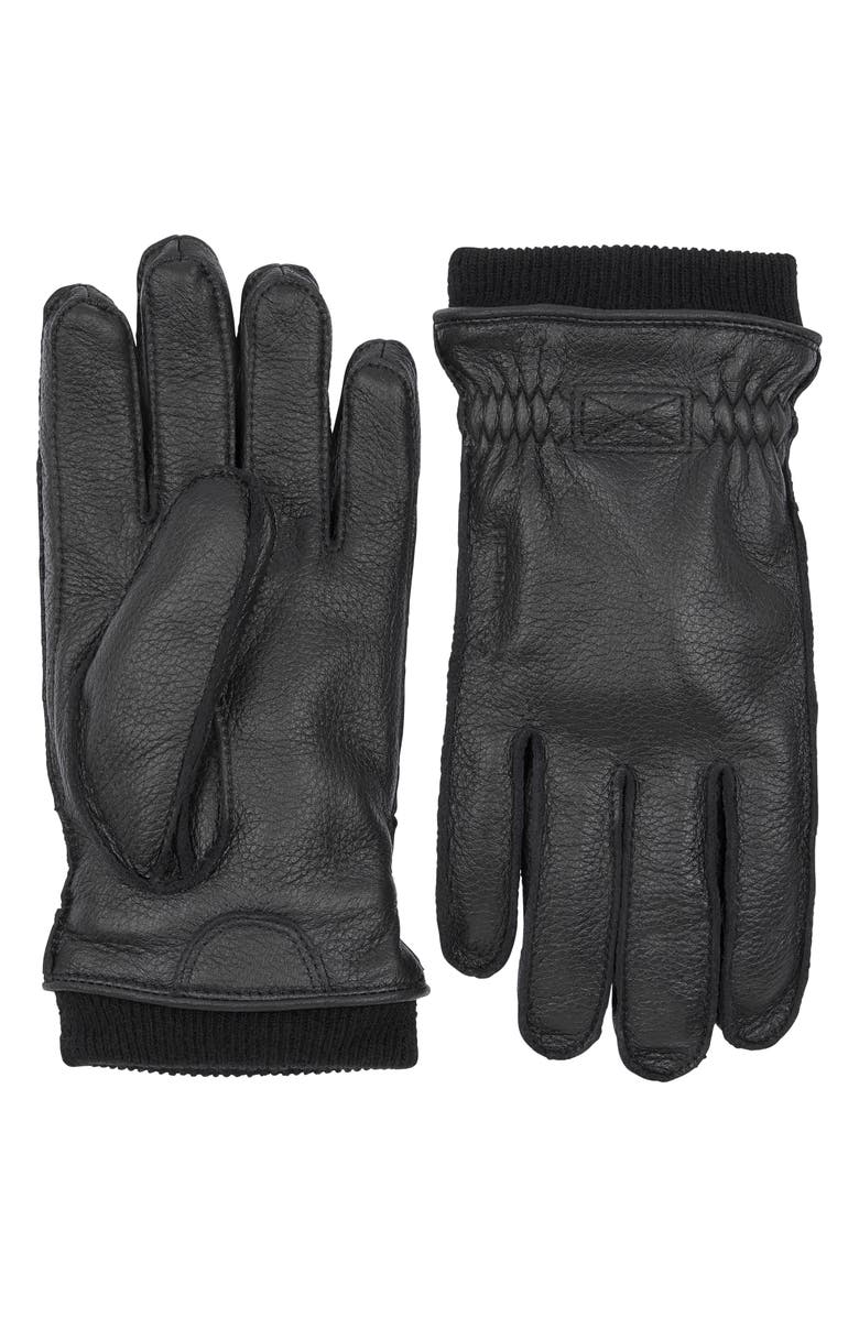 Hestra Malte Insulated Leather Gloves, Main, color,