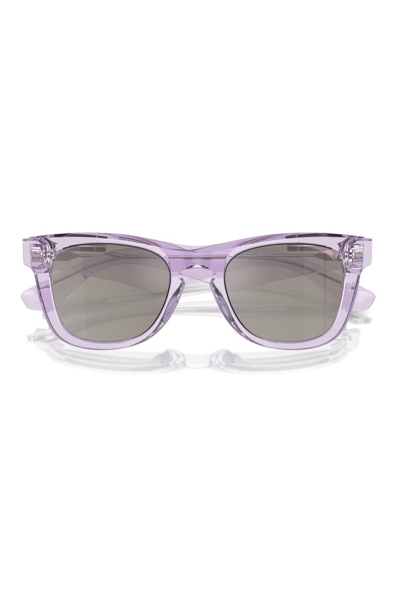 50mm Square Sunglasses, Main, color, VIOLET