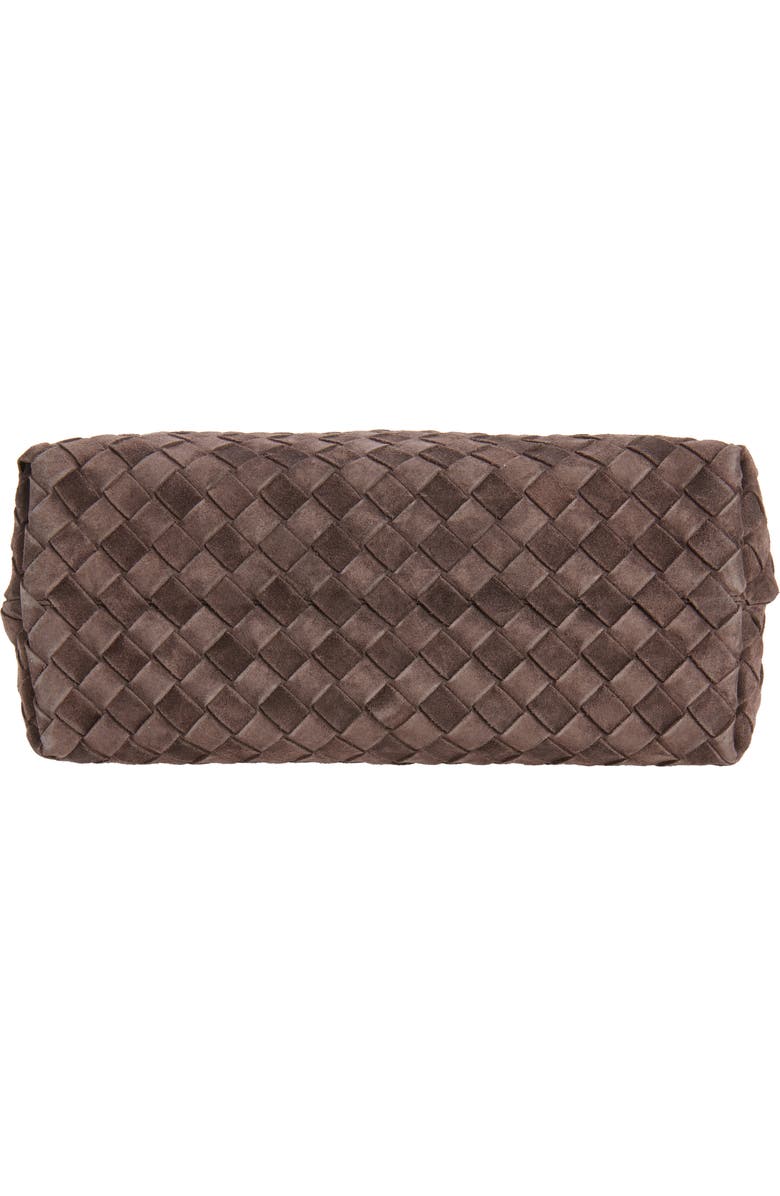 Bottega Veneta Medium Andiamo Intrecciato Suede Shoulder Bag, Alternate, color, 2272 Fondant-M Brass-Fond