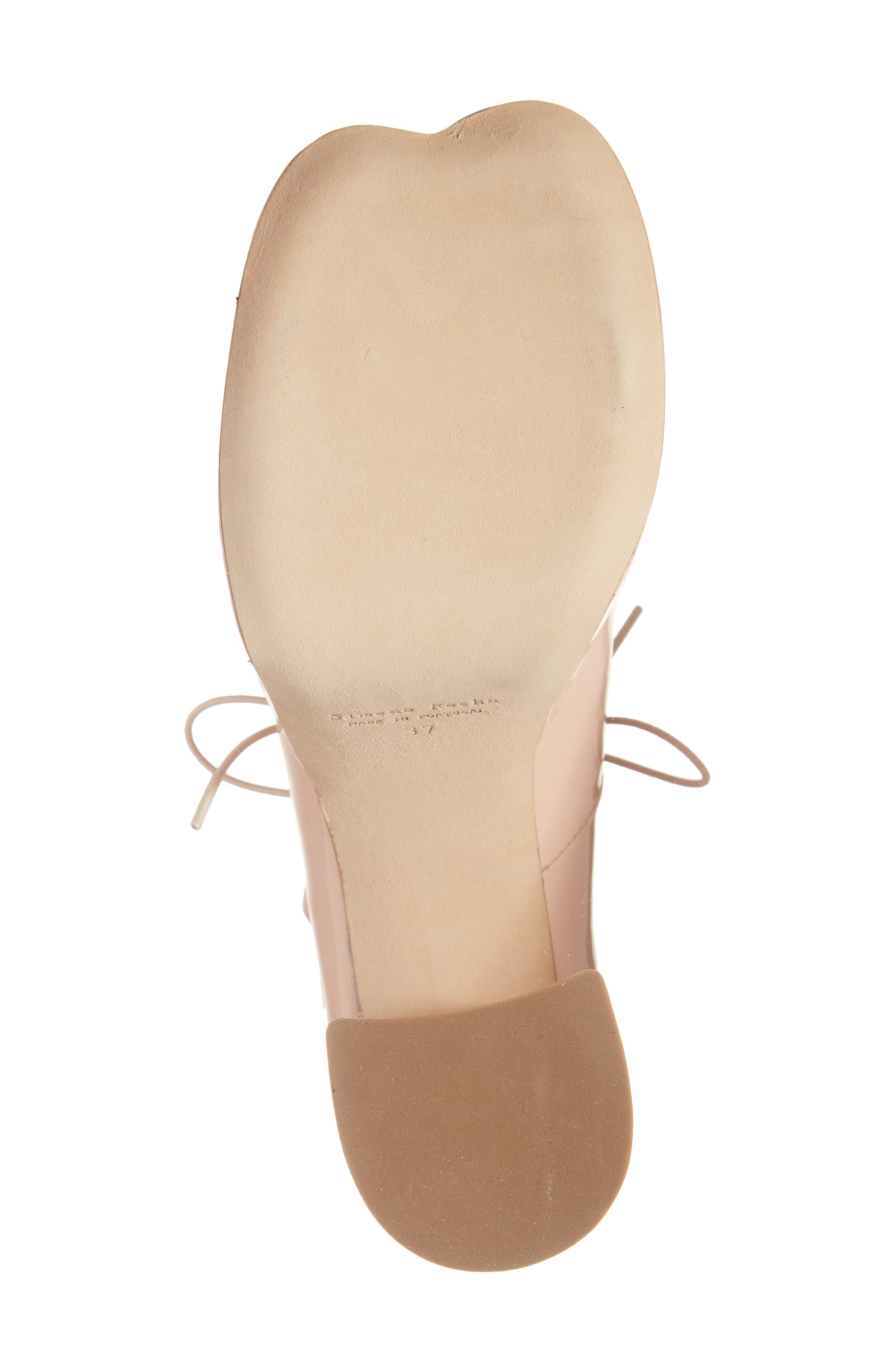 Simone Rocha Heart Toe Lace-Up Ballerina Mary Jane Platform Pump, Alternate, color, 