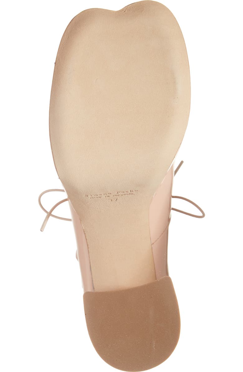 Simone Rocha Heart Toe Lace-Up Ballerina Mary Jane Platform Pump, Alternate, color,