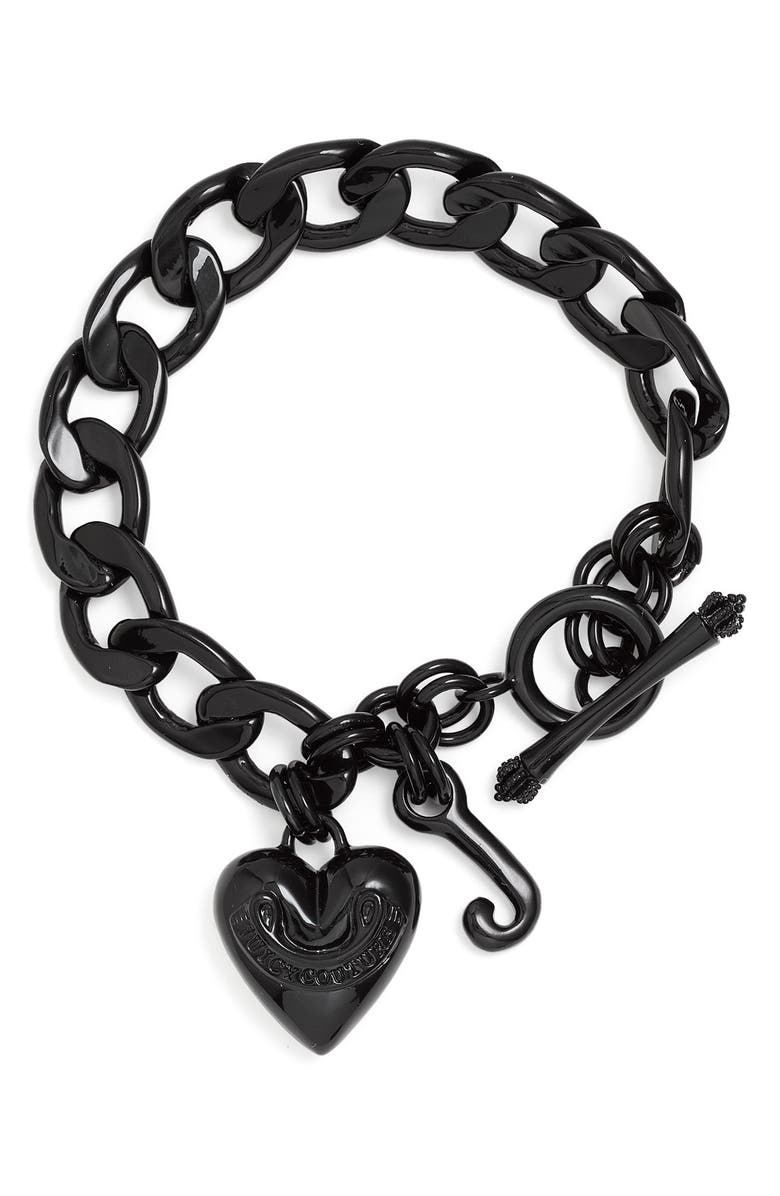 Juicy Couture Pavé Starter Charm Bracelet, Main, color,