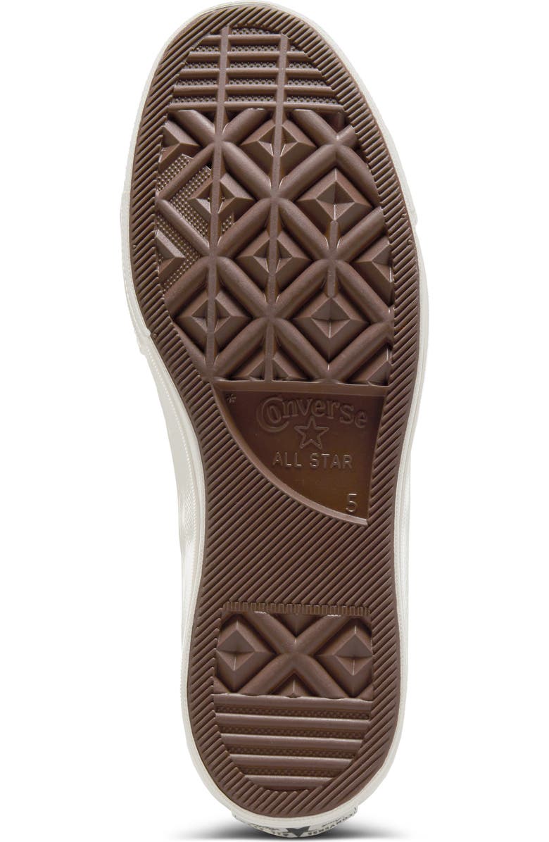 Converse Chuck Taylor<sup>®</sup> All Star<sup>®</sup> 70 Metallic Platform Oxford Sneaker, Alternate, color, Vamp Pyre/Egret/Silver