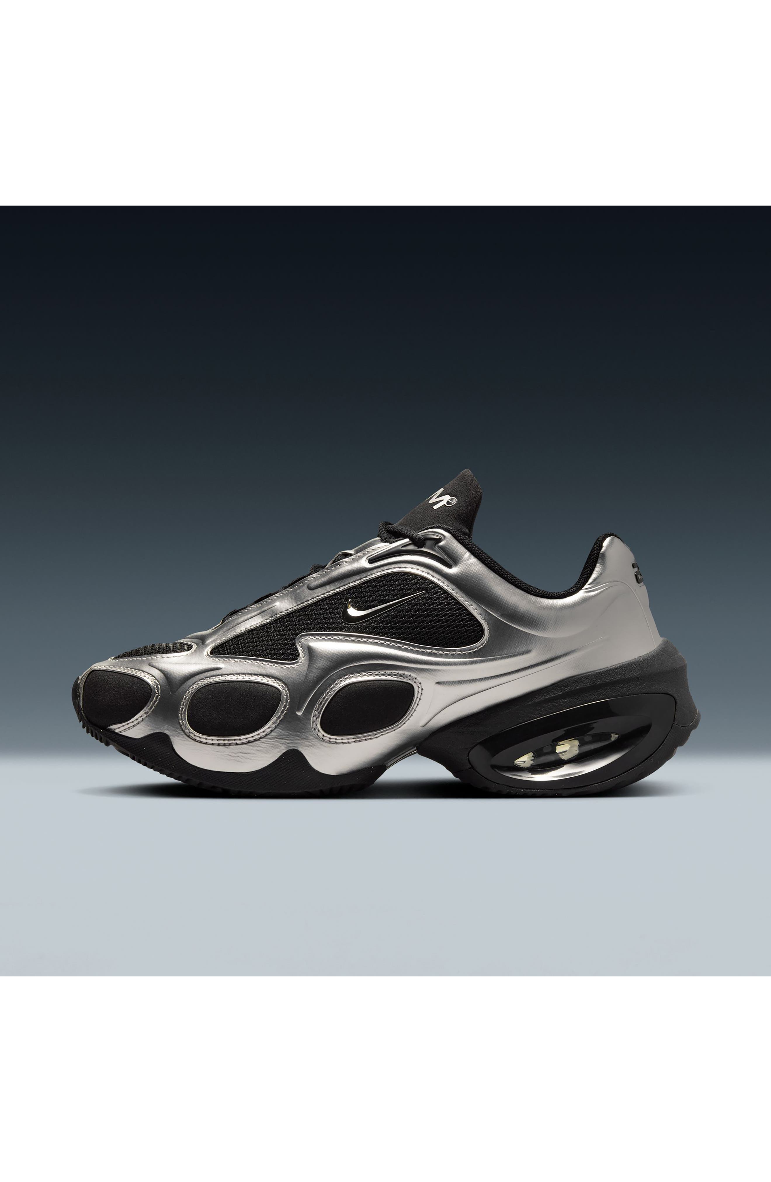 Nike Air Max Muse Sneaker, Alternate, color, 001 Black/M Silv