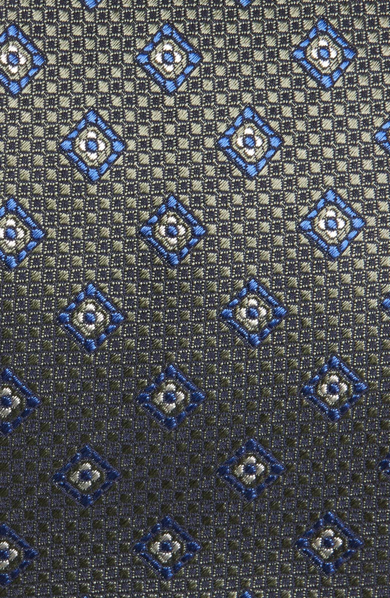 Canali Neat Silk Jacquard Tie, Alternate, color, 