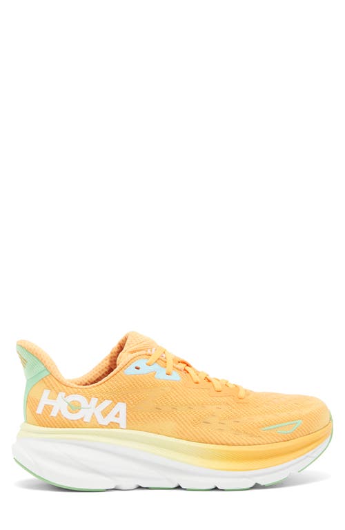 Hoka Clifton 9 Running Shoe In Orange