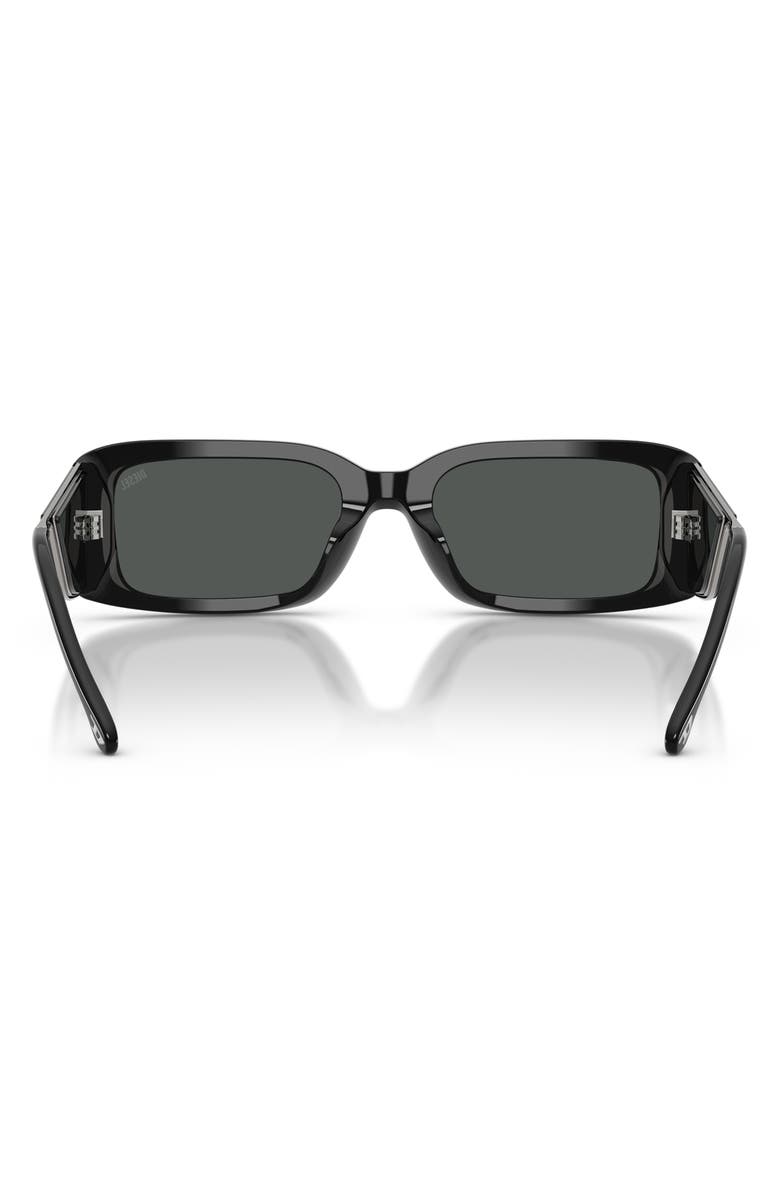 DIESEL<sup>®</sup> 53mm Rectangular Sunglasses, Alternate, color, Bilayer Black Grey / Dark Grey