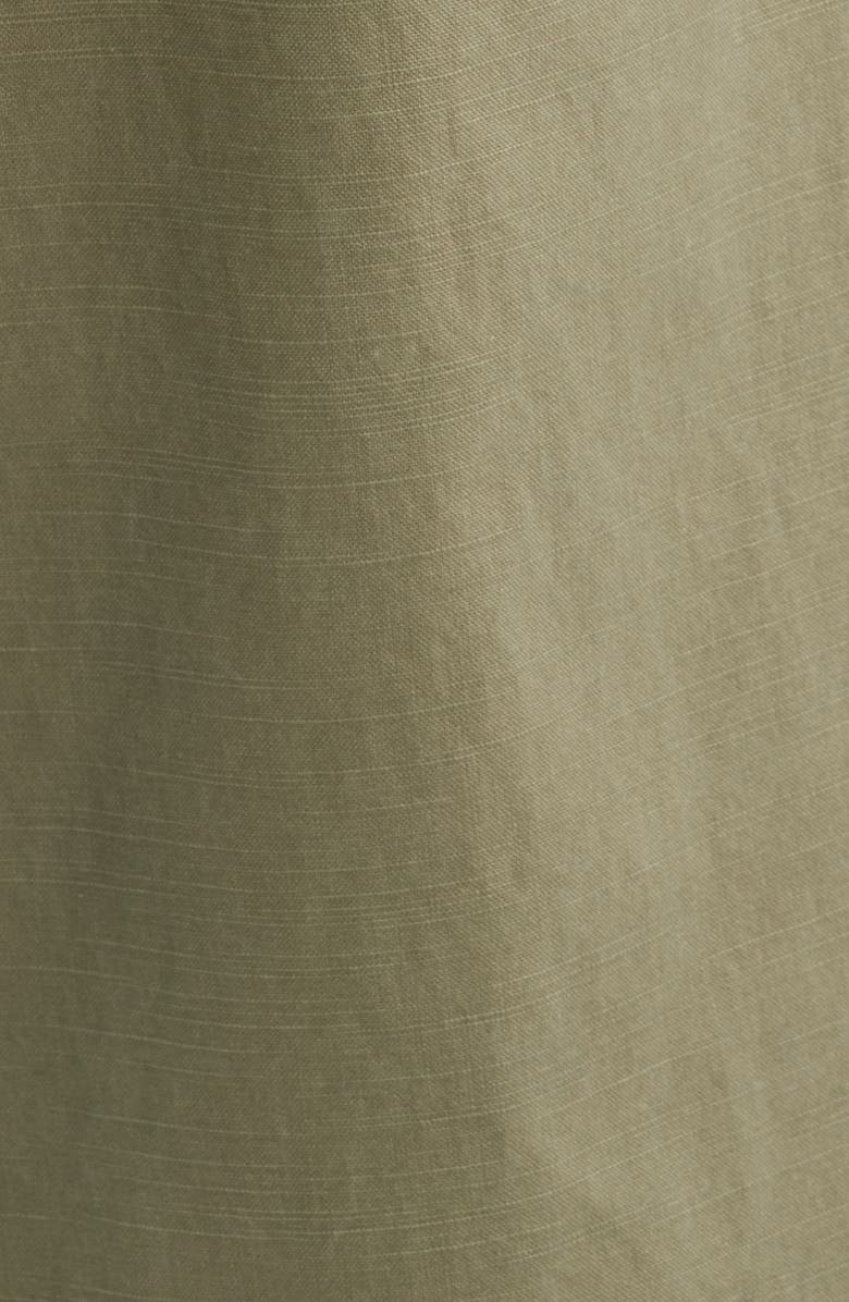 Topshop Ripstop Cotton Balloon Pants, Alternate, color, Khaki