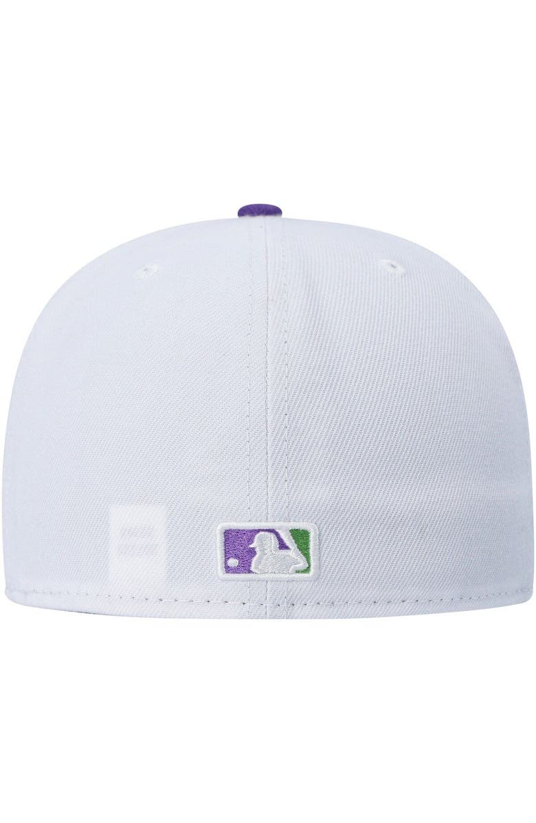 New Era Men's New Era White New York Yankees Side Patch 59FIFTY Fitted Hat, Alternate, color, White