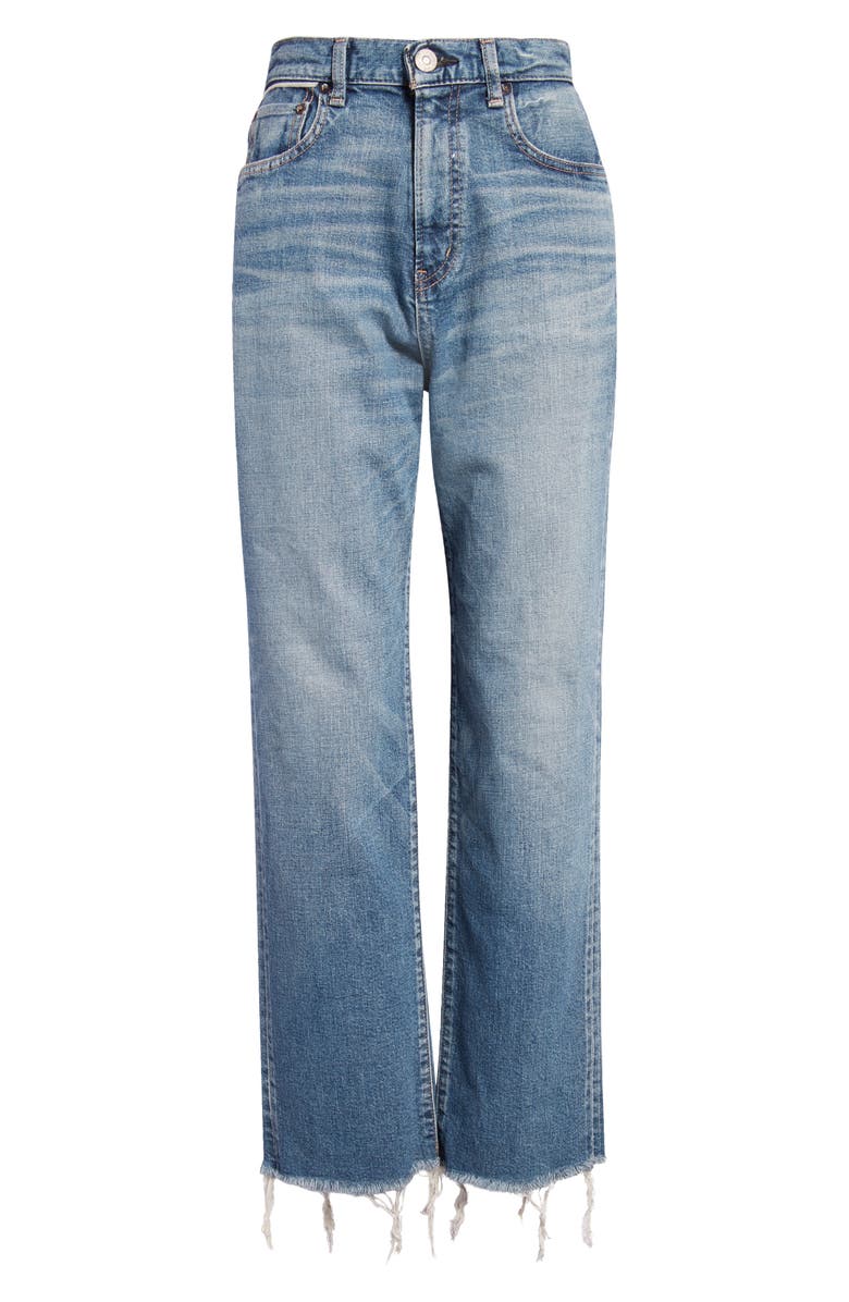 MOUSSY Evelyn High Waist Ankle Straight Leg Jeans, Alternate, color,