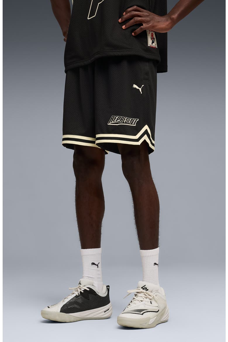 x Represent Mesh Drawstring Basketball Shorts (Men) | Nordstrom