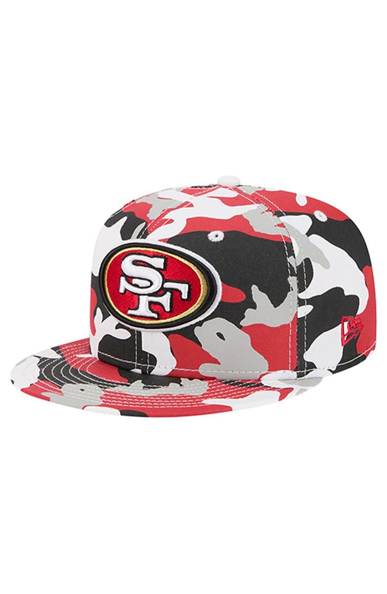 New Era Men's New Era Scarlet/Black San Francisco 49ers 59FIFTY Fitted Hat, Main, color, Scarlet
