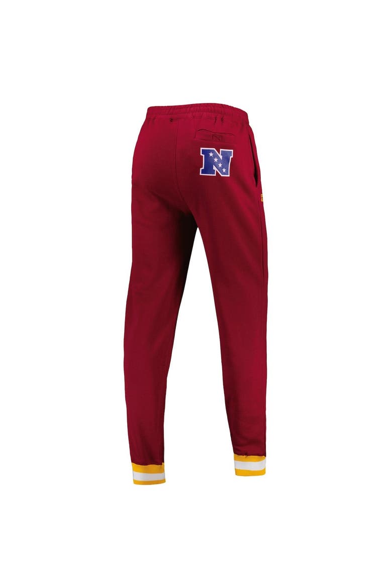 Men's Starter Burgundy Washington Commanders Blitz Fleece Jogger Pants, Alternate, color, Burgundy