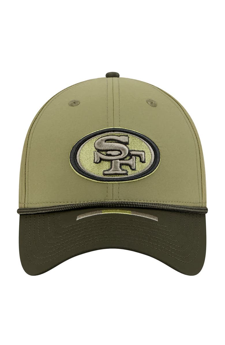 New Era Men's New Era Green San Francisco 49ers 2025 Salute to Service 39THIRTY Flex Hat, Alternate, color, Green