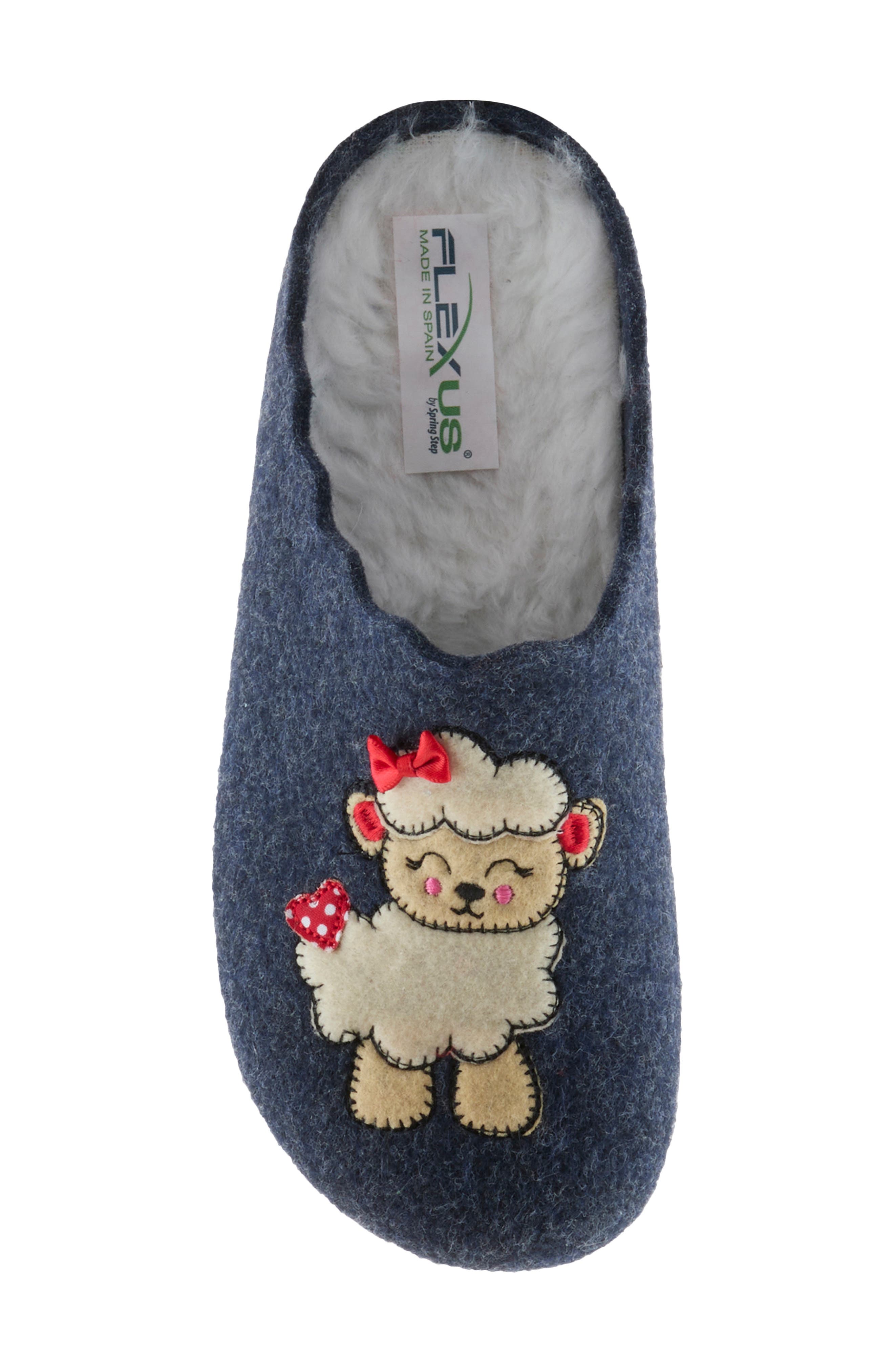 Bopeep Mule Slipper, Alternate, color, NAVY MULTI