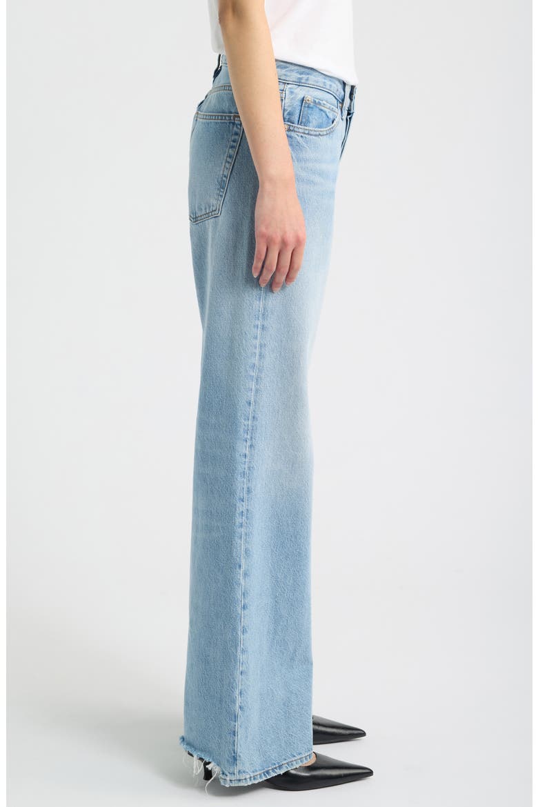 The Gray Wide Leg Jeans, Alternate, color, DODGER OFFSET HEM