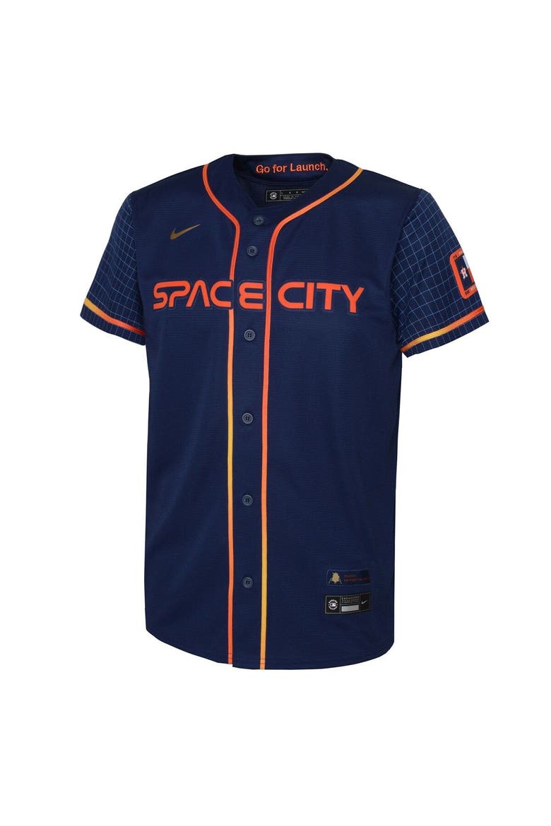 Youth Nike Alex Bregman Navy Houston Astros City Connect Replica Player Jersey, Alternate, color, Navy