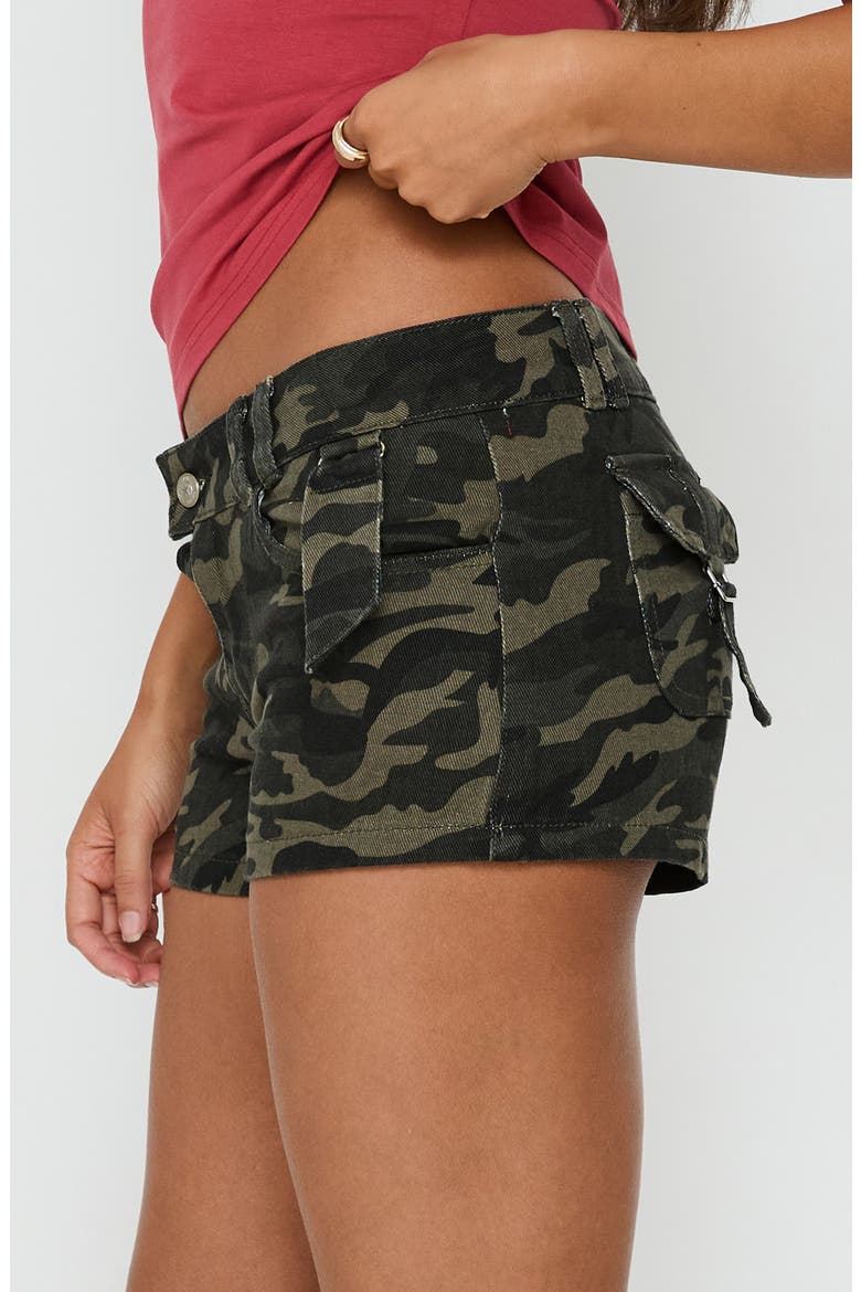 Remix Micro Cargo Shorts, Alternate, color, CAMO