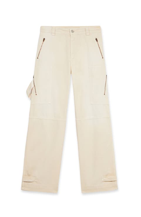 Juniat Cargo Twill Cotton Trousers