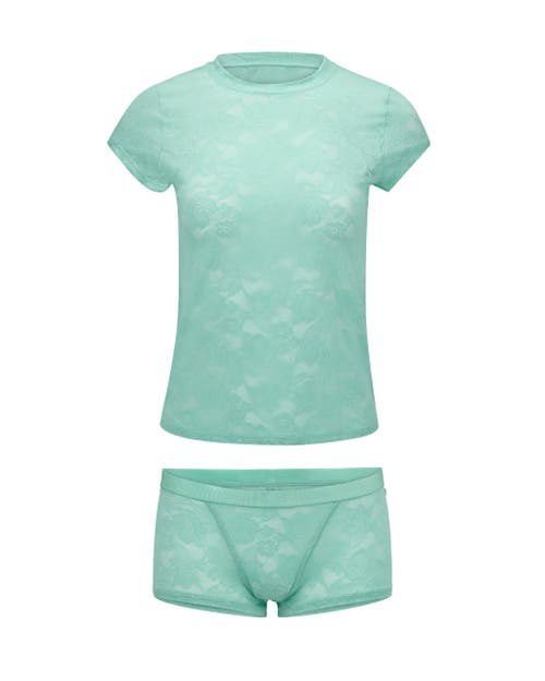 Adore Me Yoko Lounge Set In Green