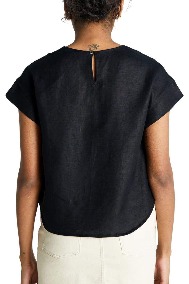 Sandcastles Saturday Top, Alternate, color, Black